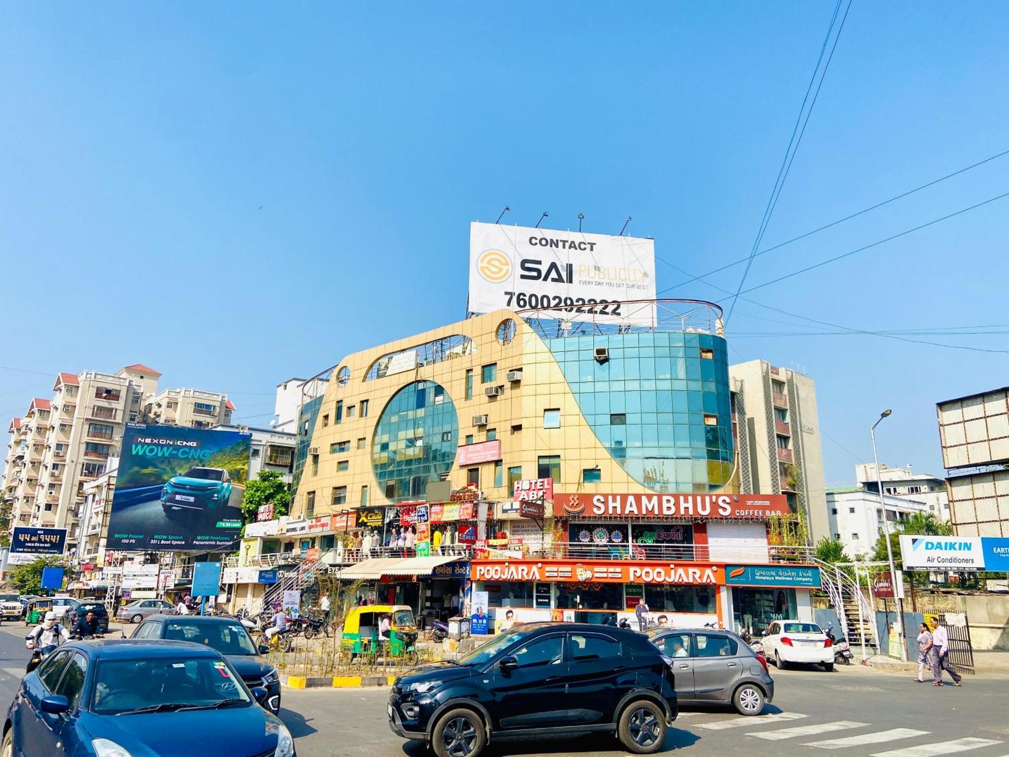 Hotel Abc Satellite Prahlad Nagar Ahmedabad Exterior photo
